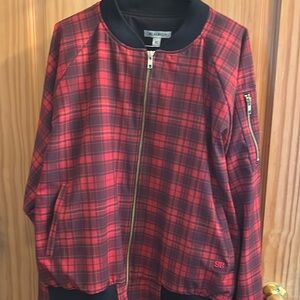 FRASIER PLAID BOMBER JACKET